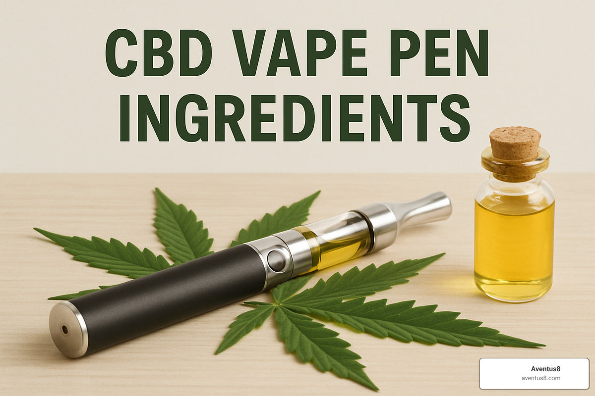 Vape Detective: Investigating CBD Vape Pen Ingredients