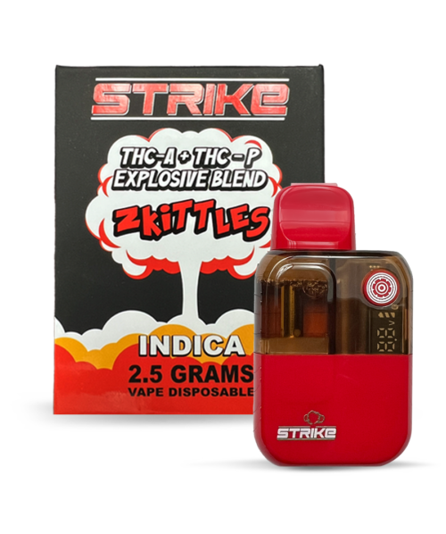 strike 2.5g disposable indica zkittles