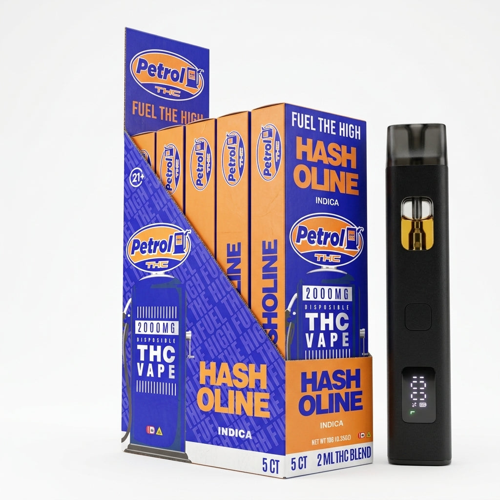 Petrol THC Disposable Vape | 2000MG THC Blend | Hash Oline - Indica