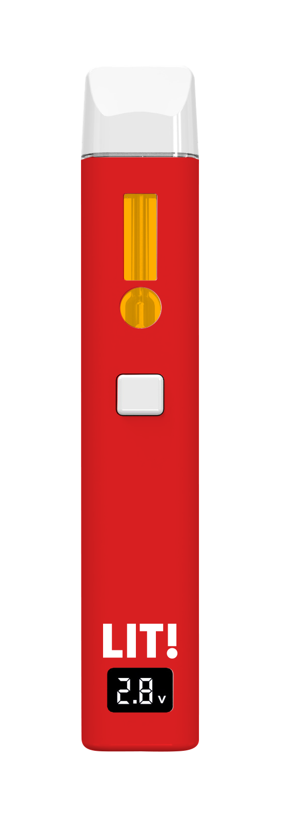 LIT! THC DIAMOND DISPOSABLE VAPE PEN, 3G STRAWBERRY COUGH SATIVA