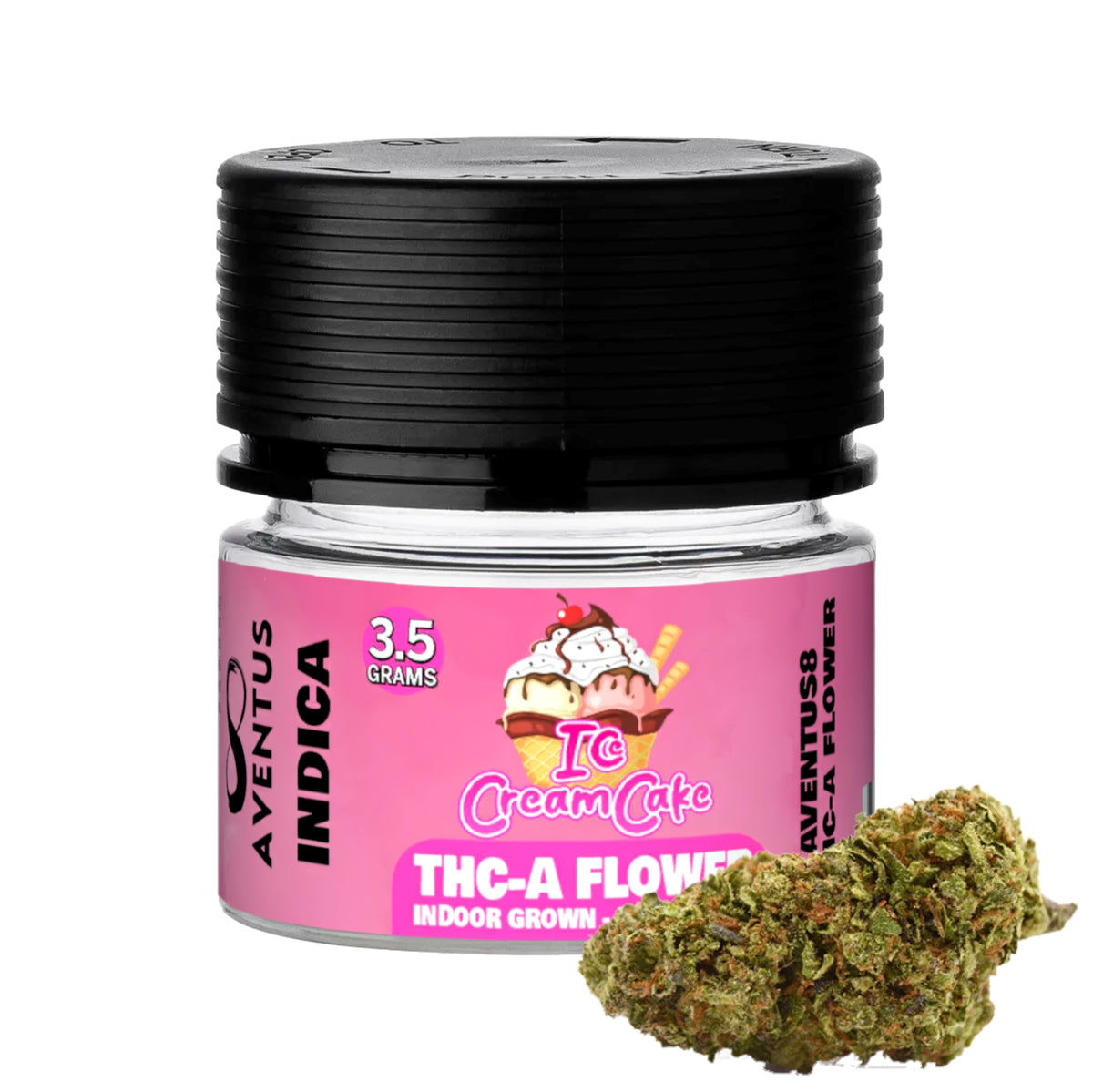 AVENTUS8 THC-A FLOWER Ice Cream Cake - 3.5g - Indica
