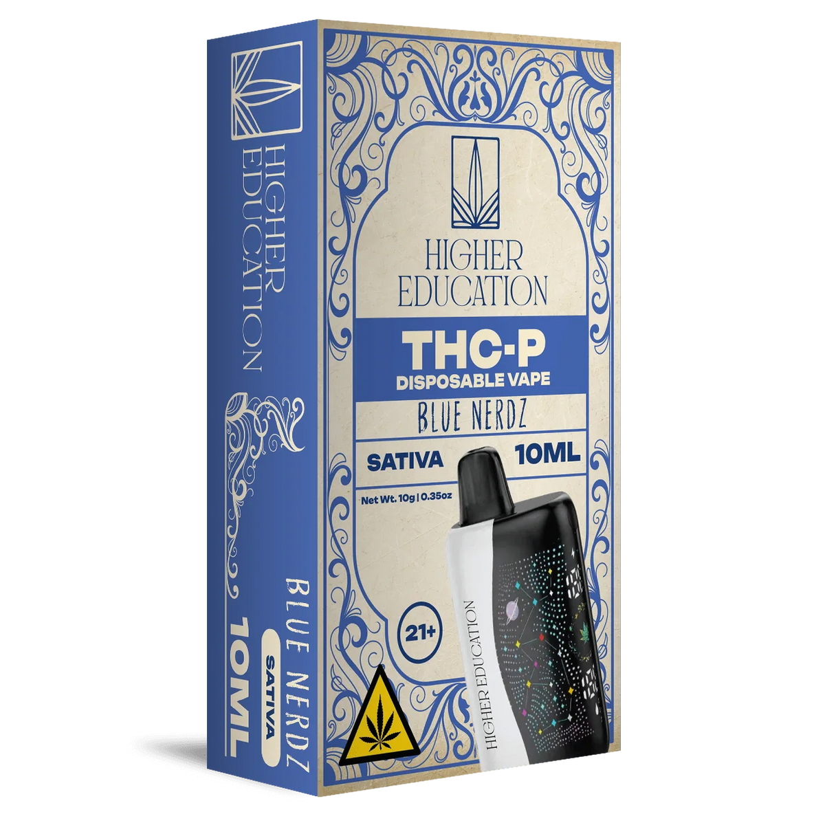 Higher Education THCP Blend Disposable 10G - Blue Nerdz (Sativa)