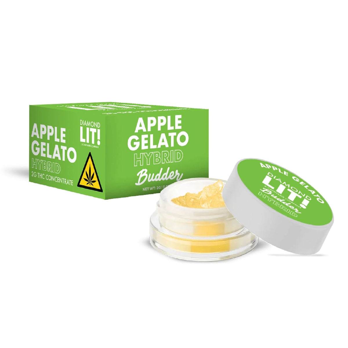 Lit! THC Budder Dabs - 2g Apple Gelato Hybrid