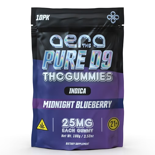 AERA -2,500MG - D9 THC GUMMIES -10CT