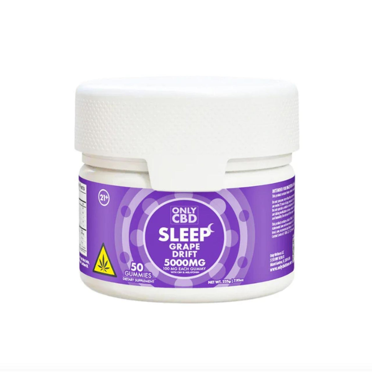 Only CBD Sleep Gummies Jar 5000MG