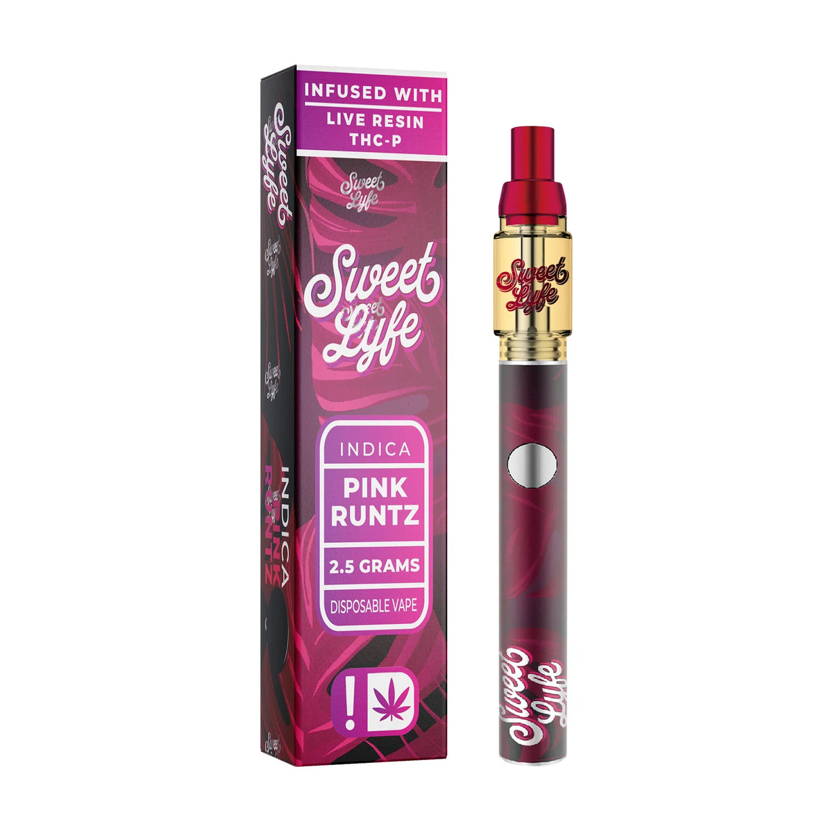 Disposable Vape Pen 2.5ml Infused with Live Resin + THCP