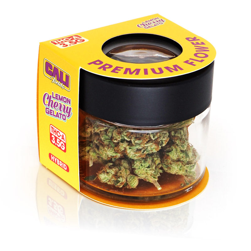 Cali Fields THC-A 3.5G Indoor Flower – Lemon Cherry Gelato Hybrid