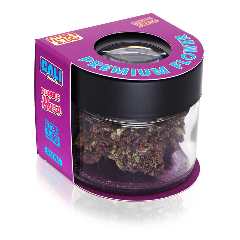 Cali Fields THC-A 3.5G Indoor Flower - Purple Haze Sativa