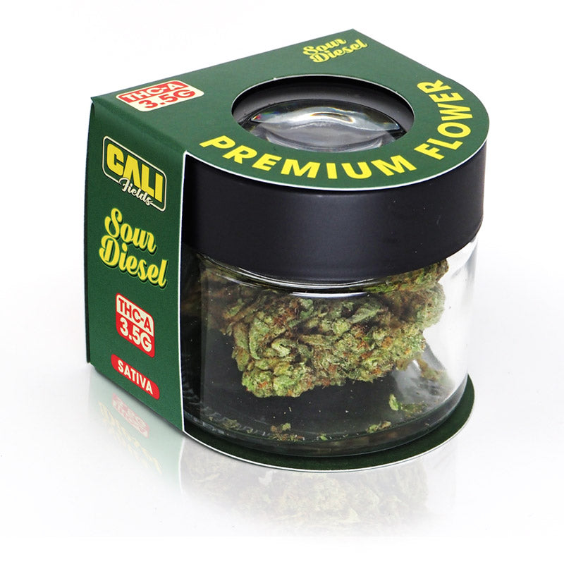 Cali Fields THC-A 3.5G Indoor Flower - Sour Diesel Sativa