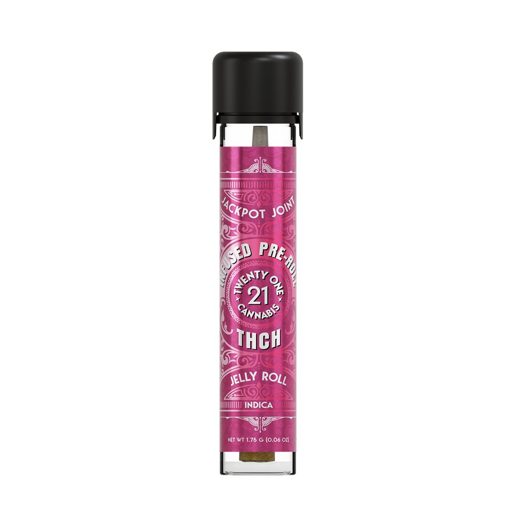 Twenty One THCh Preroll – 1.75 Grams Jelly Roll (Indica)