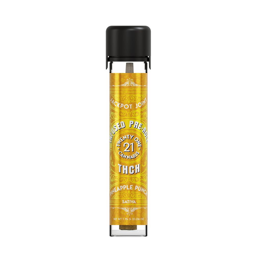 Twenty One THCh Preroll – 1.75 Grams Pineapple Punch (Sativa)