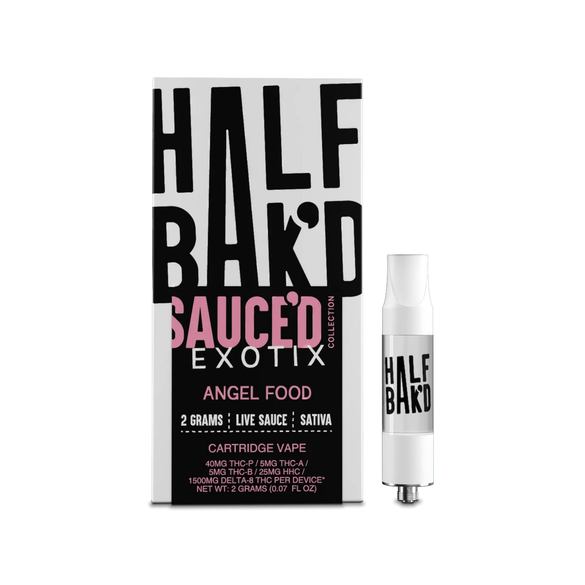 HALF BAKD  Angel Food Cake | 2G Sativa Cartridge