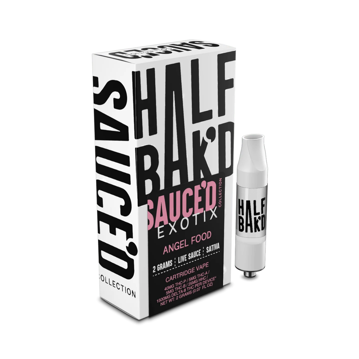 HALF BAKD  Angel Food Cake | 2G Sativa Cartridge