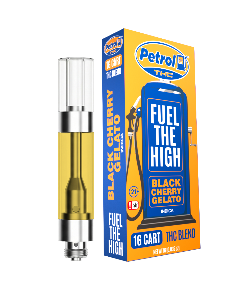 Petrol THC Blend Cartridge | 1G Premium Vape Cartridge | Black Cherry Gelato - Indica