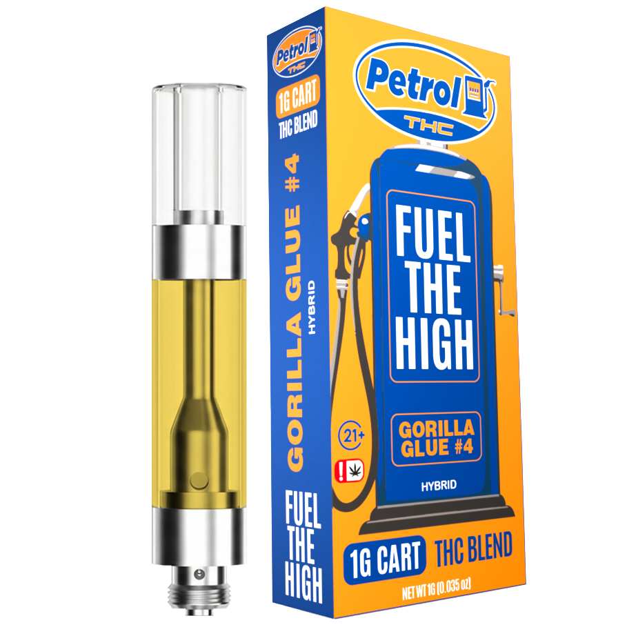 Petrol THC Blend Cartridge | 1G Premium Vape Cartridge | Gorilla Glue #4 - Hybrid