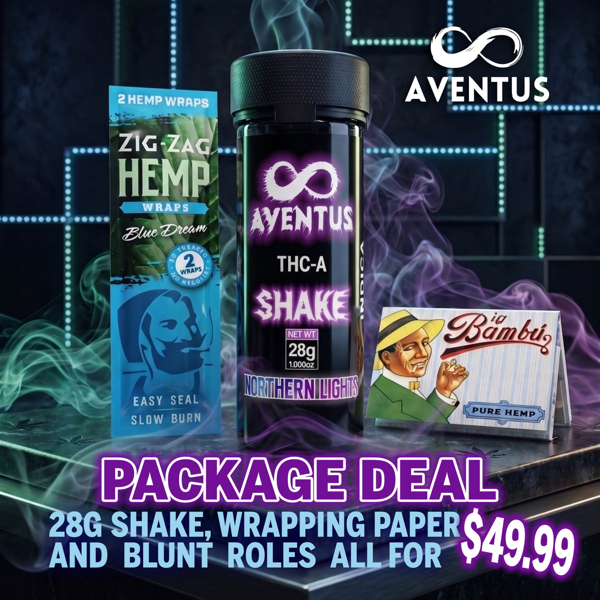 Aventus THC-A Shake – Nothern Lights (28g) - Indica  1 ounce