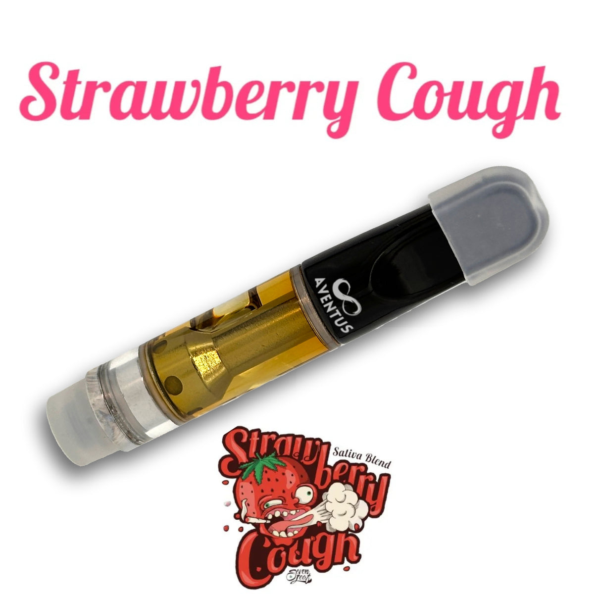 Strawberry Cough Sativa 510 Thread THC Blend Cartridge 1g