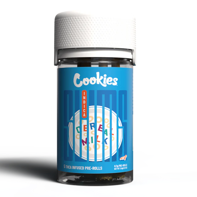 Cookies - Infused Pre-Roll 0.7g - Cereal Milk - 5ct Jar