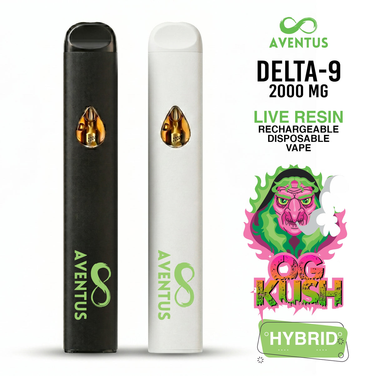 Disposable Vape 2G Delta 9 OG Kush Hybrid