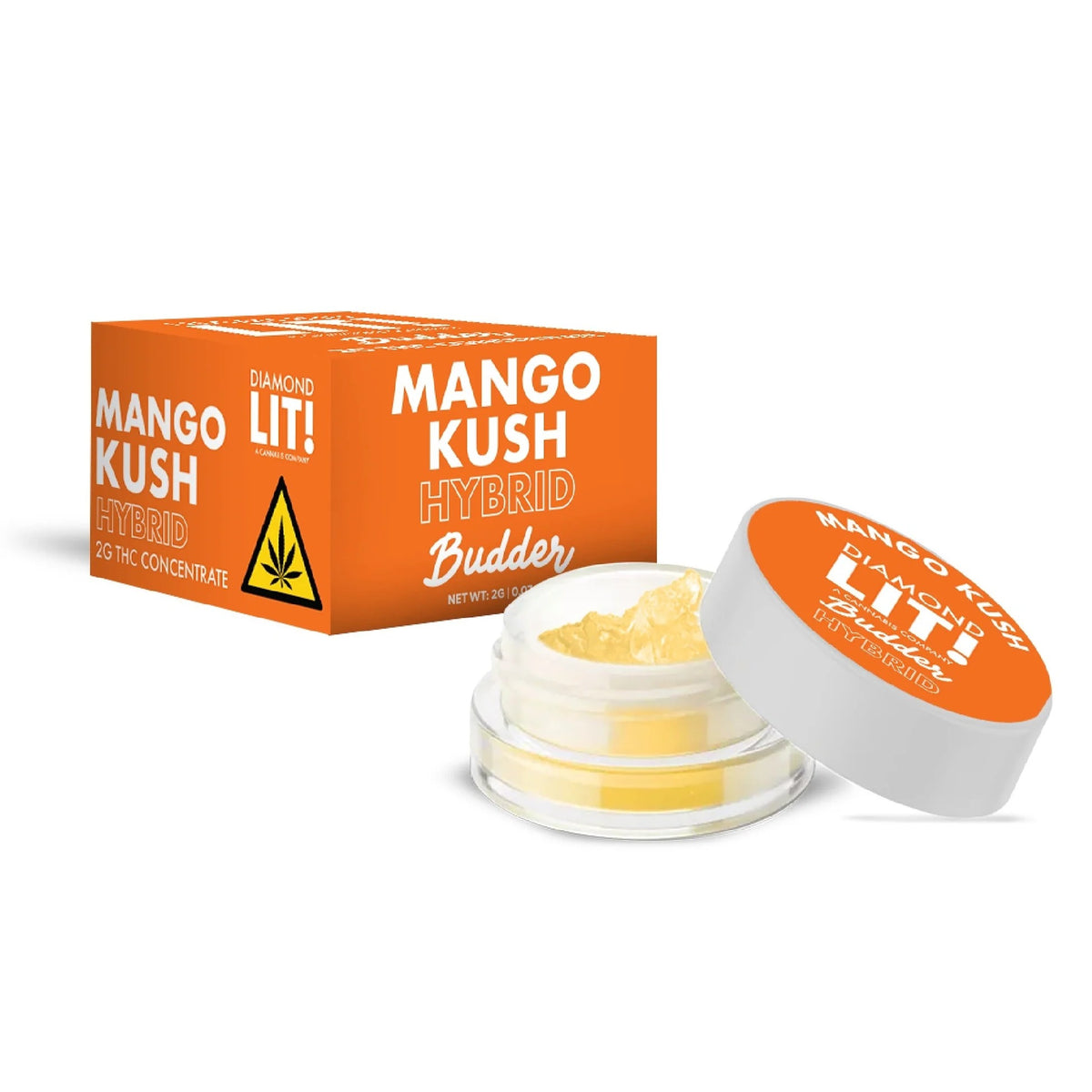 Lit! THC Budder Dabs - 2g Mango Kush  Hybrid