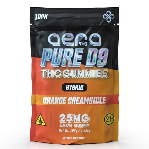 AERA -2,500MG - D9 THC GUMMIES -10CT