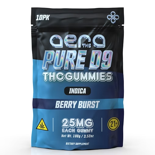 AERA -2,500MG - D9 THC GUMMIES -10CT