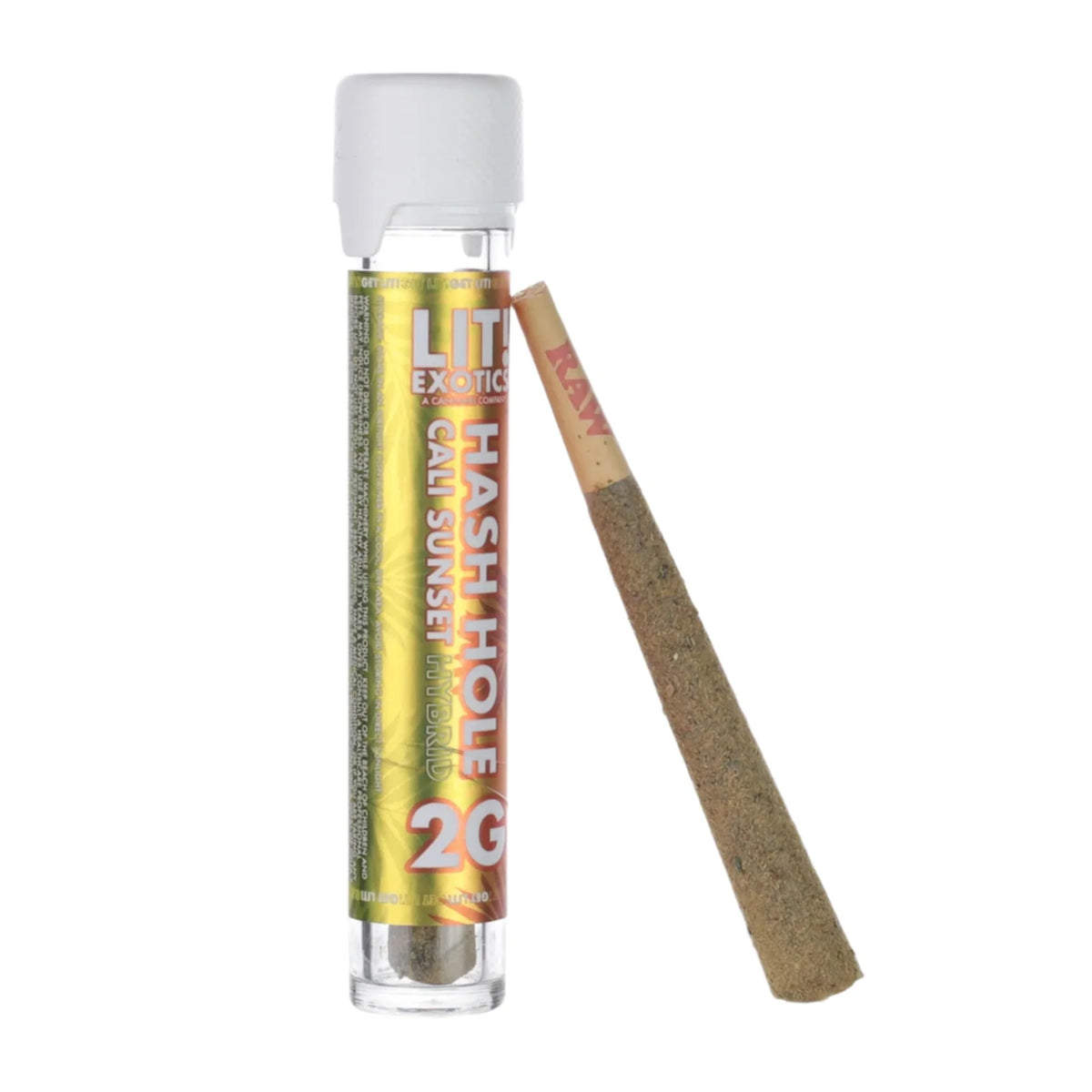 Lit! THC-A Hash Hole Pre-Roll - 2g Cali Sunset