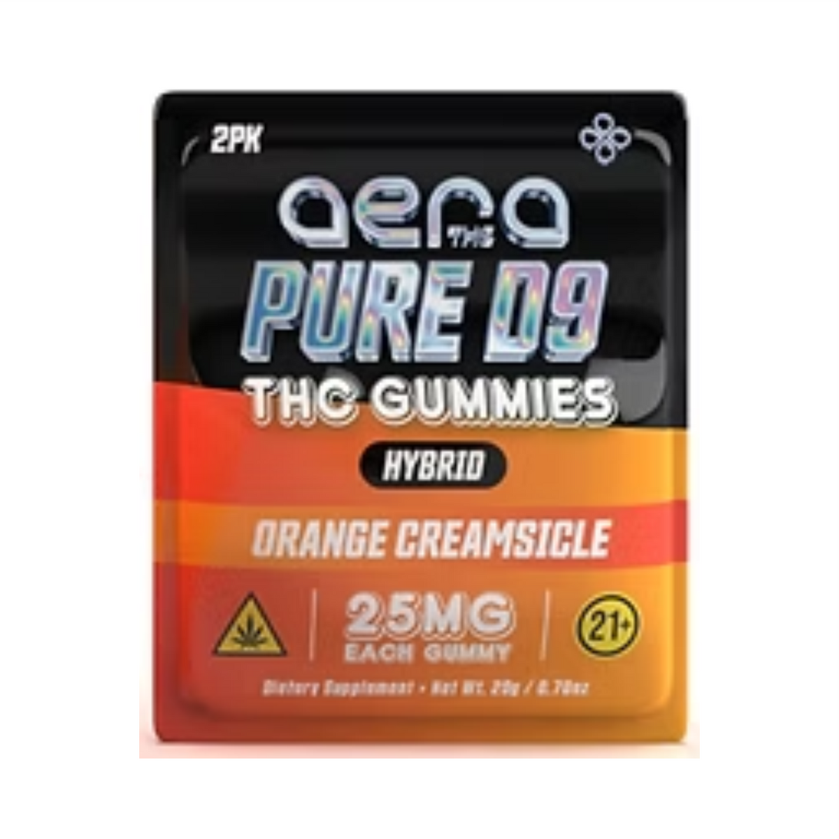 AERA -25MG - D9 THC GUMMIES 2CT