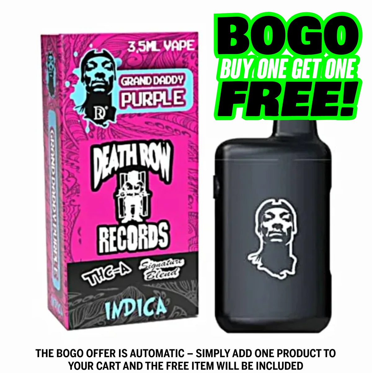 Death Row Records Signature Blend THC-A 3.5ml Disposable Vape